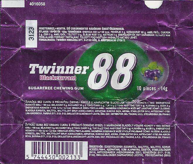 Twinner Hungaria Kft Hungaria Gum Wrappers World