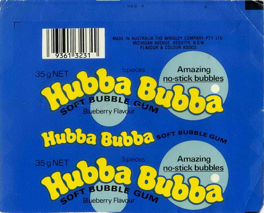 Hubba Bubba-Australia – Gum Wrappers World