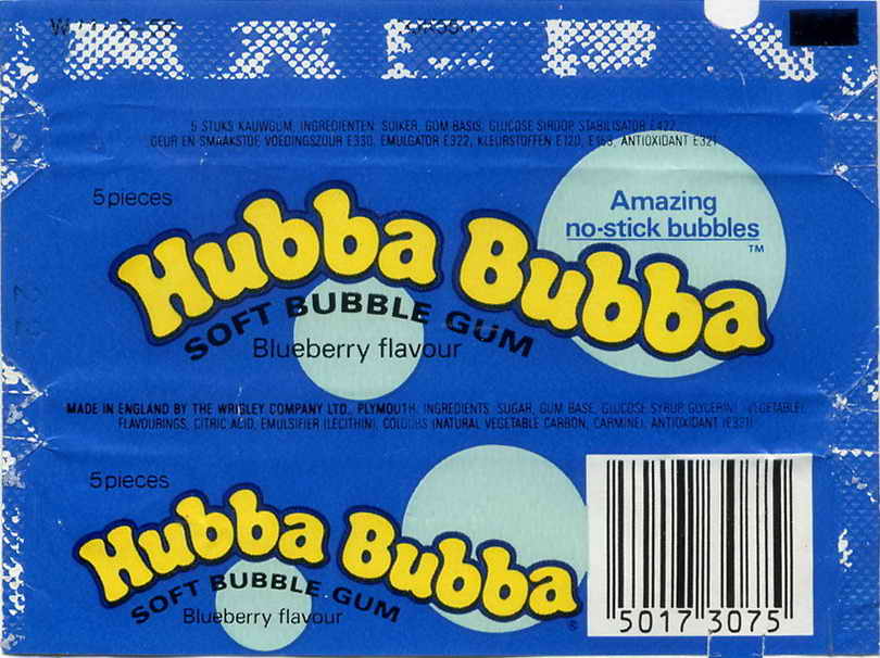 Hubba Bubba,Wrigley England