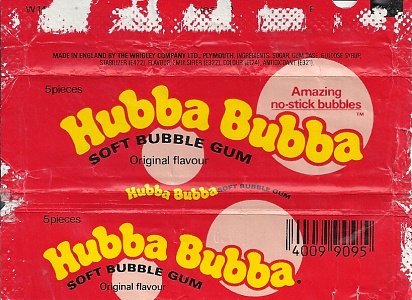 Hubba Bubba,Wrigley England