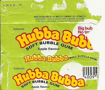Hubba Bubba,Wrigley England