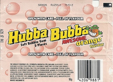 Hubba Bubba,Wrigley England