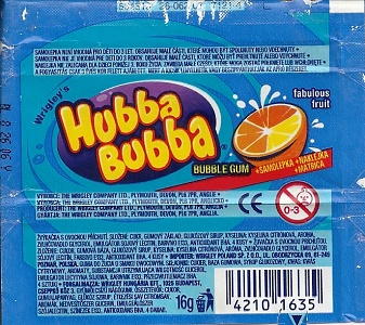 Hubba Bubba,Wrigley England