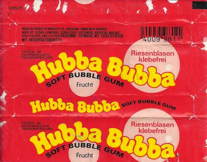 Hubba Bubba,Wrigley France