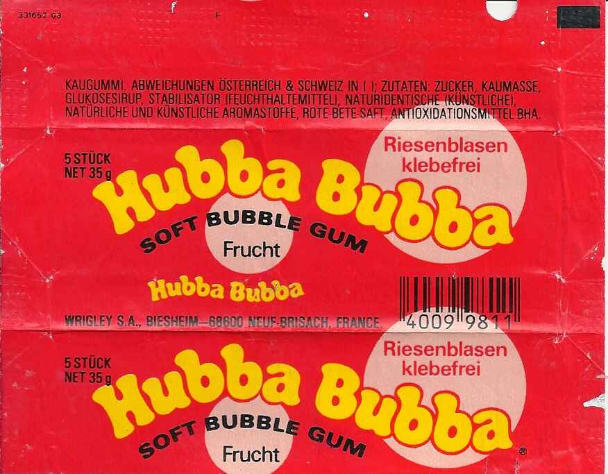 Hubba Bubba,Wrigley France