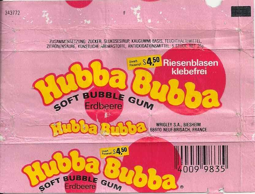 Hubba Bubba,Wrigley France