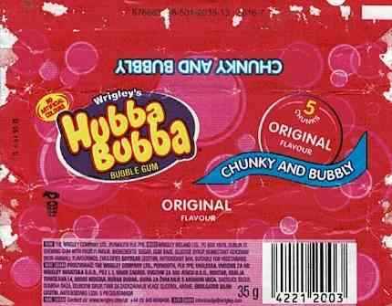 Hubba Bubba,Wrigley England