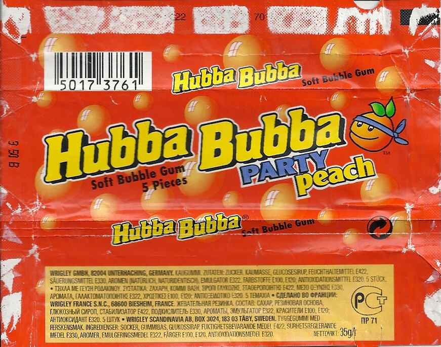 Hubba Bubba,Wrigley  Germany