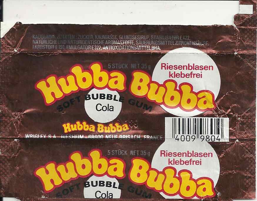 Hubba Bubba,Wrigley  Germany