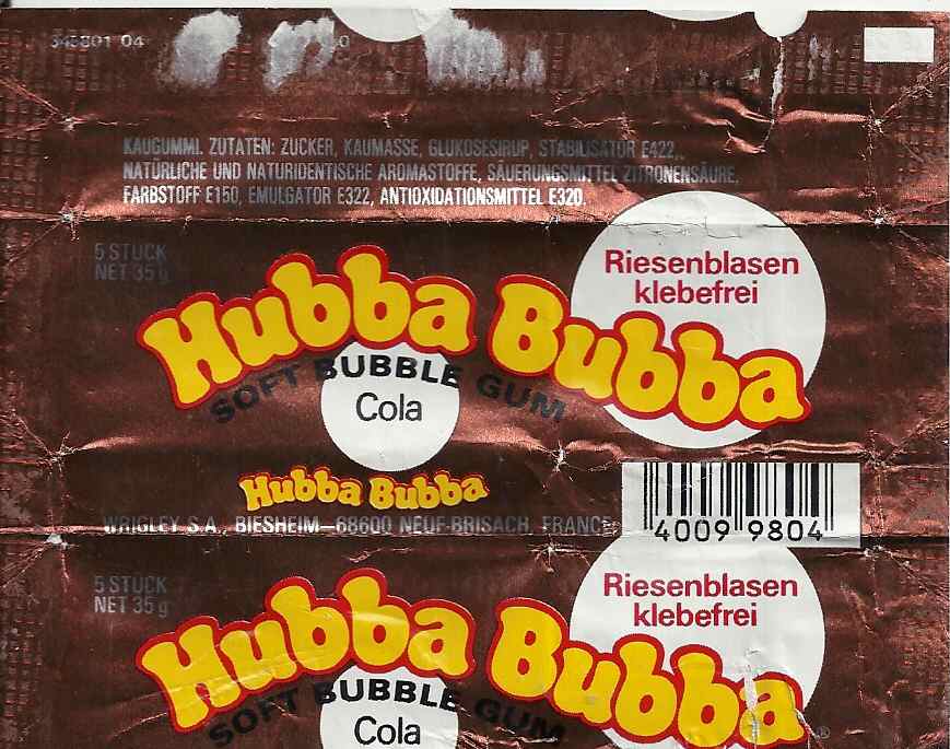 Hubba Bubba,Wrigley  Germany