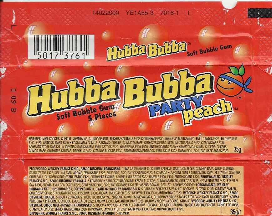 Hubba Bubba,Wrigley  Germany