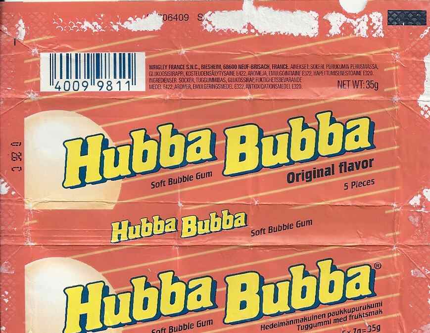 Hubba Bubba,Wrigley  Germany