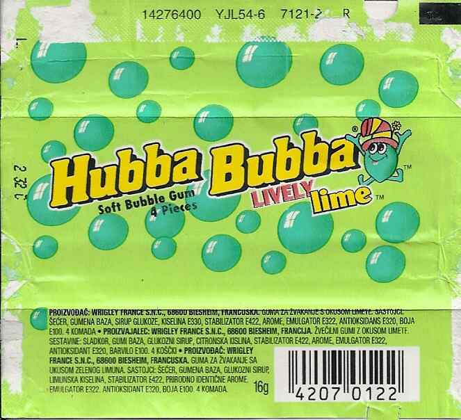 Hubba Bubba,Wrigley  Germany