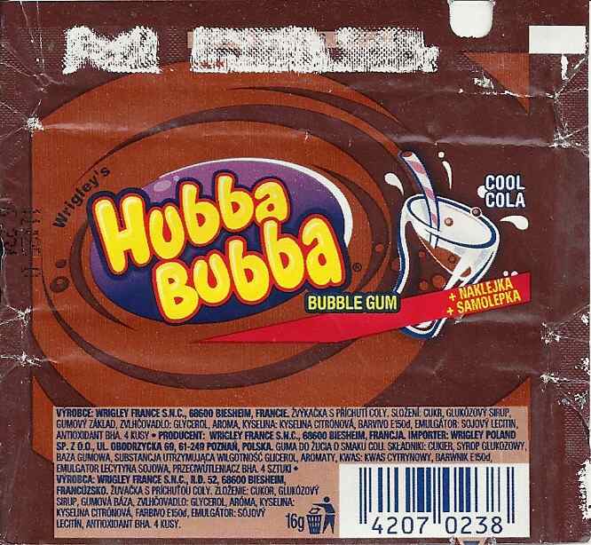 Hubba Bubba,Wrigley  Germany