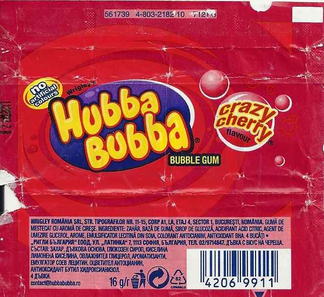 Hubba Bubba,Wrigley  Germany