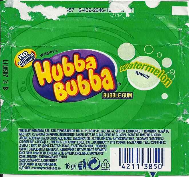 Hubba Bubba,Wrigley  Germany