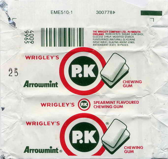 P.K. Wrigley pellets