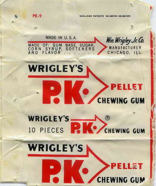 P.K. Wrigley pellets