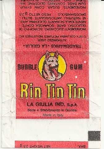 Rin Tin Tin La Giolia Ind,S.p.A. Italy