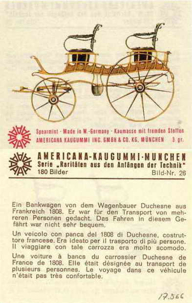 Americana  Raritäten aus den Anfängen der Technik 1968