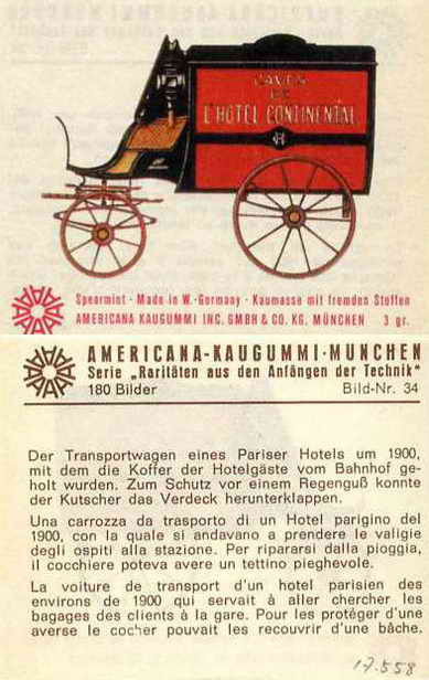 Americana  Raritäten aus den Anfängen der Technik 1968