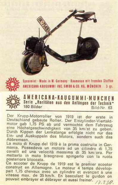 Americana  Raritäten aus den Anfängen der Technik 1968