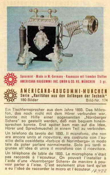 Americana  Raritäten aus den Anfängen der Technik 1968