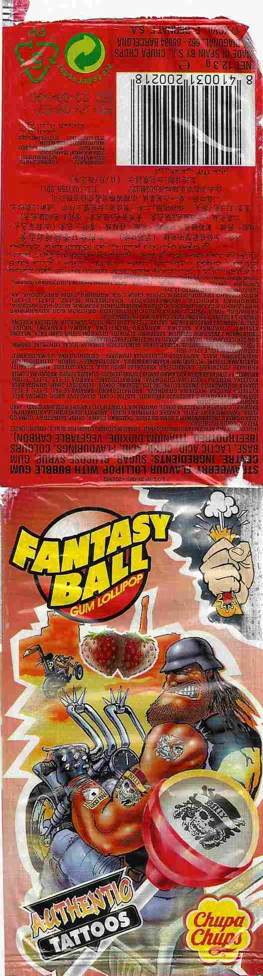 Fantasy Ball Chupa chups Spain