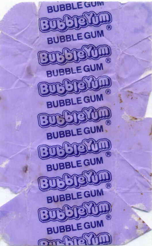 Bubble Yum – inner wrappers