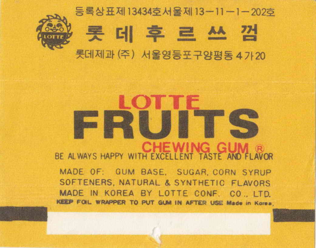 LOTTE -5- S.Korea sticks (E…I)