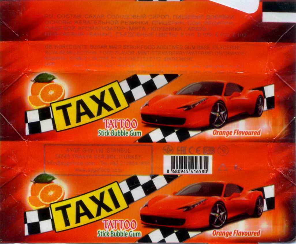 Taxi China for Turkey sticks