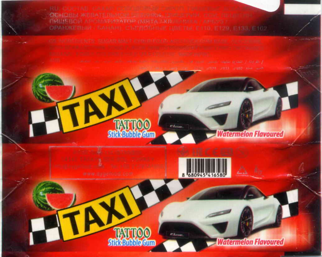 Taxi China for Turkey sticks