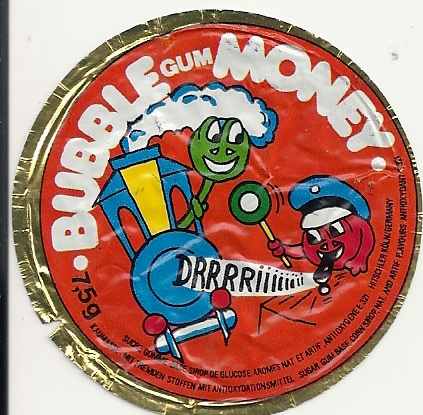 BUBBLE gum MONEY Hitschler Germany