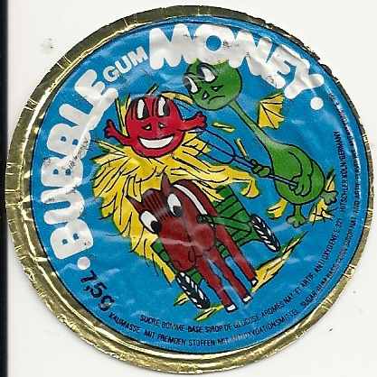 BUBBLE gum MONEY Hitschler Germany