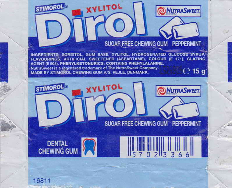 Dirol outer pellets