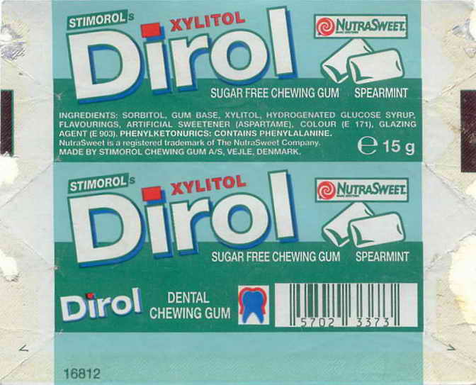 Dirol outer pellets