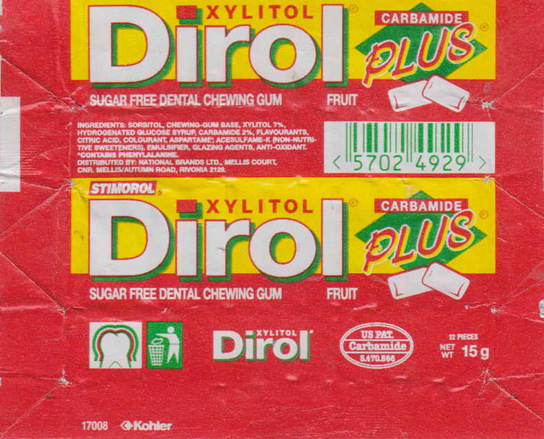 Dirol outer pellets