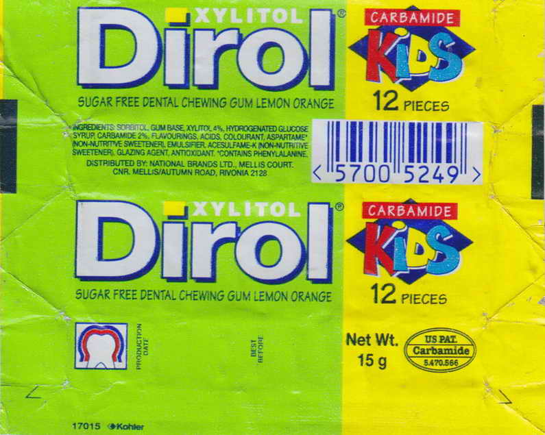 Dirol outer pellets