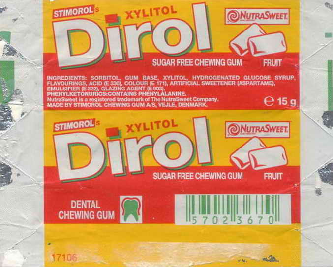 Dirol outer pellets