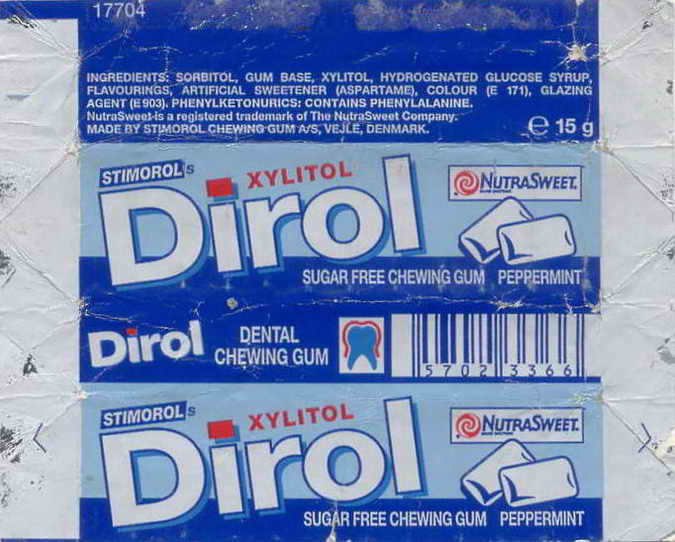 Dirol outer pellets