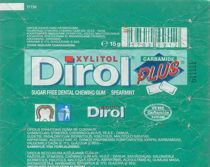 Dirol outer pellets