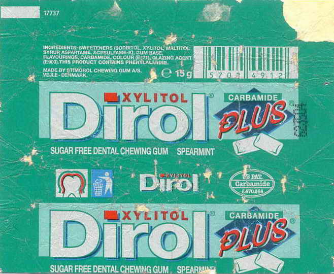 Dirol outer pellets