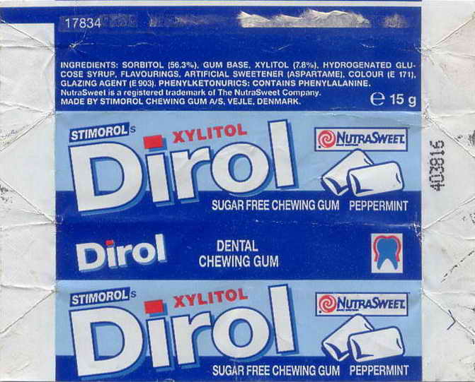 Dirol outer pellets