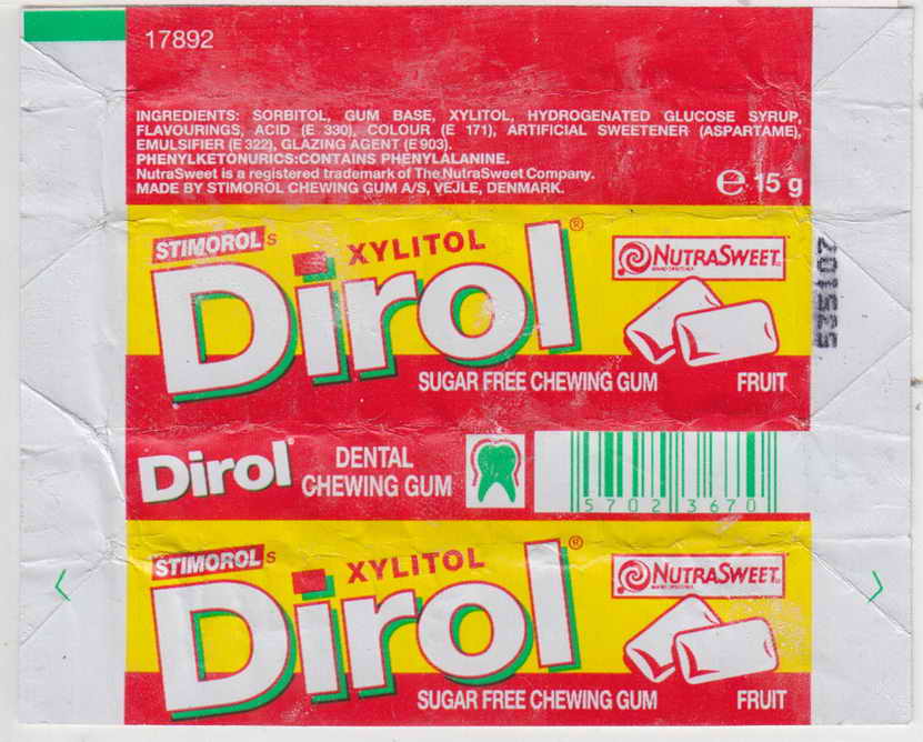 Dirol outer pellets