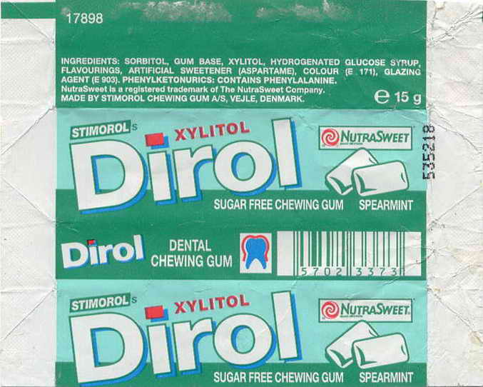 Dirol outer pellets