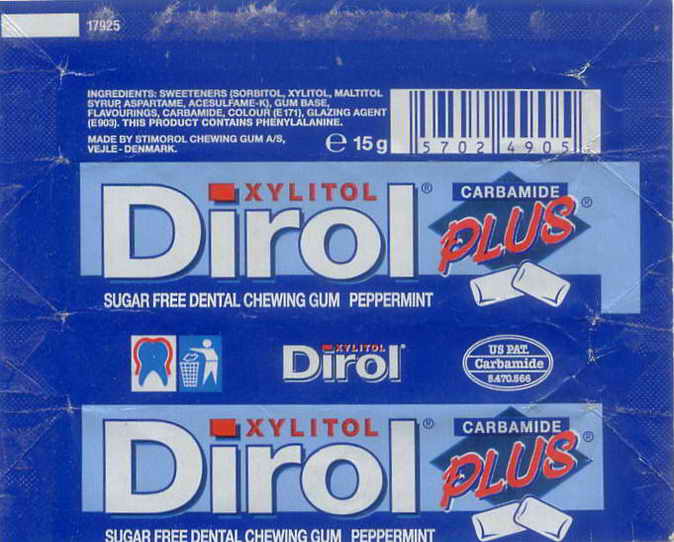 Dirol outer pellets