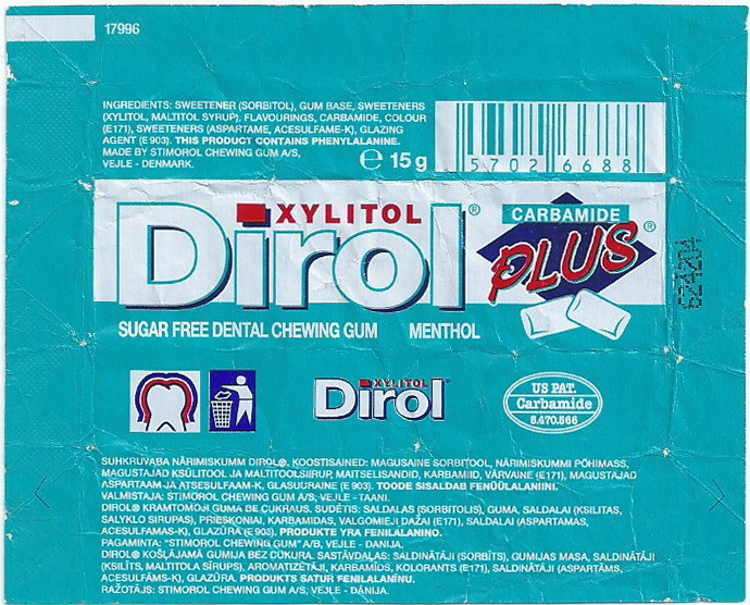 Dirol outer pellets