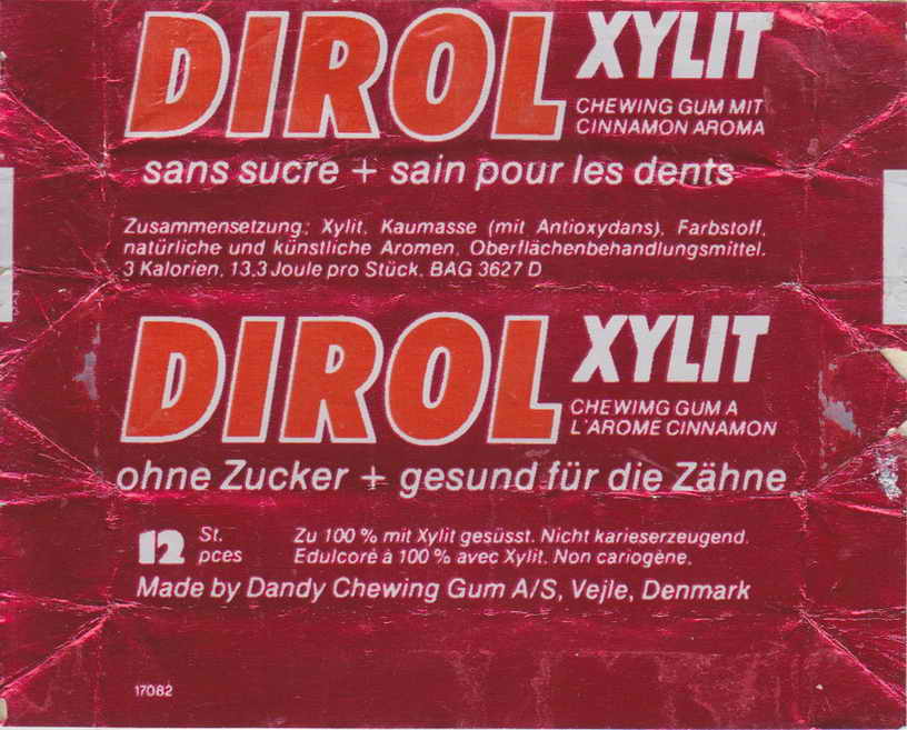 Dirol outer pellets