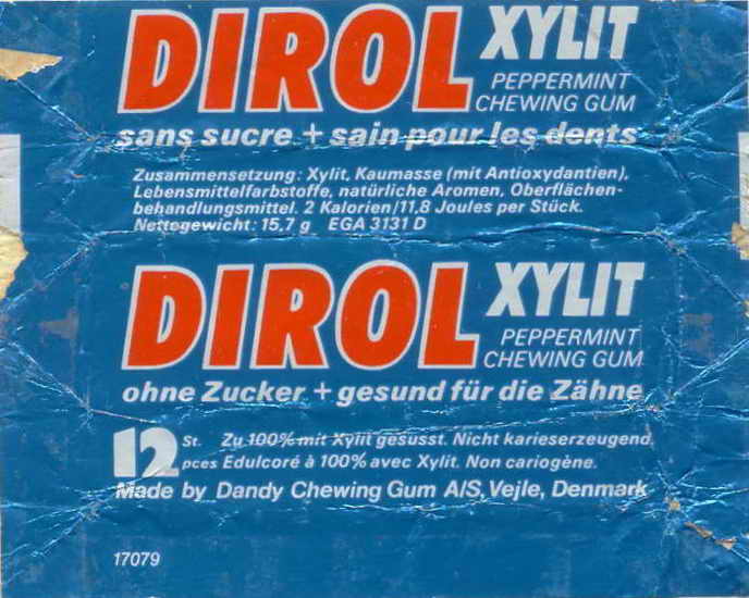 Dirol outer pellets