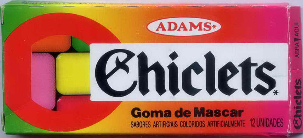 CHICLETS box pellets